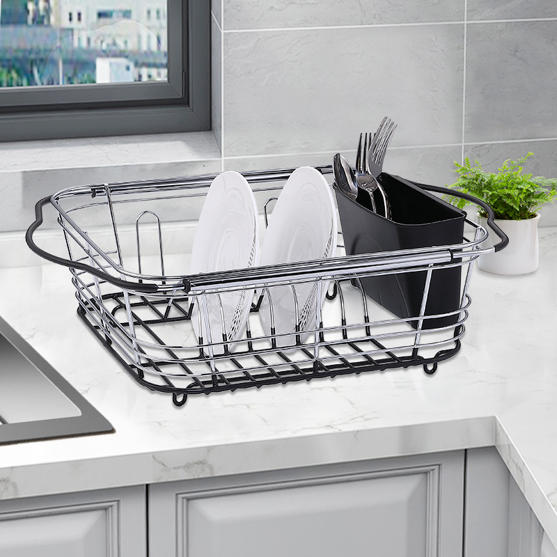 Expandable Multifunctional Dish Drying Rack