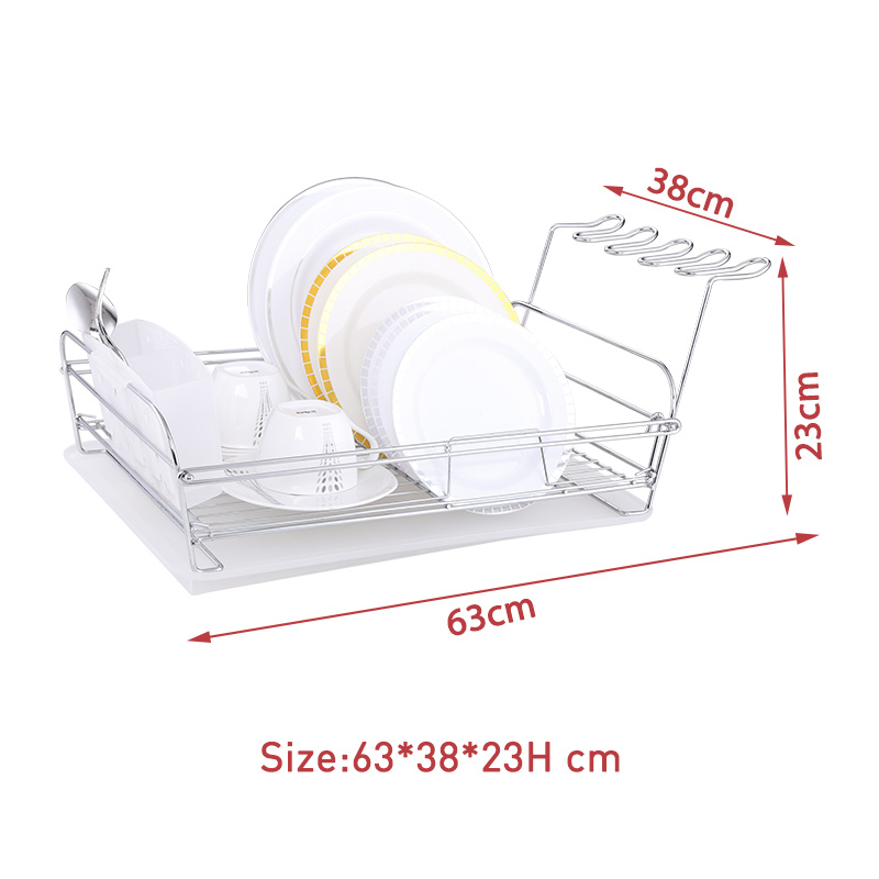 Kitchen Single Tier foldable Dish Rack