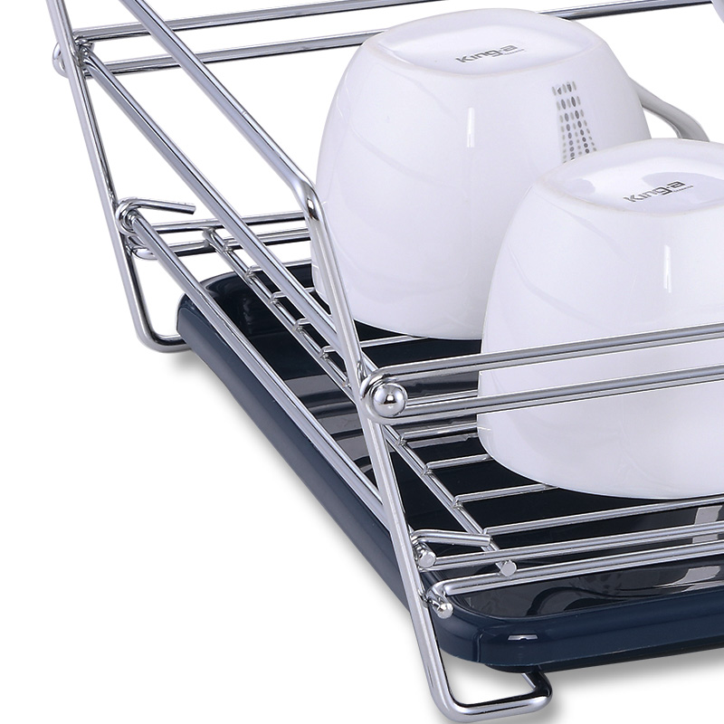 Foldable Assembled Single Dish Drying Rack