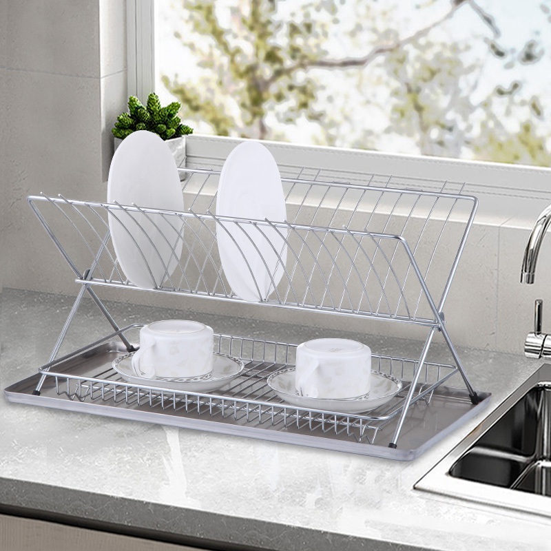 Folding Space Saver Dish Rack