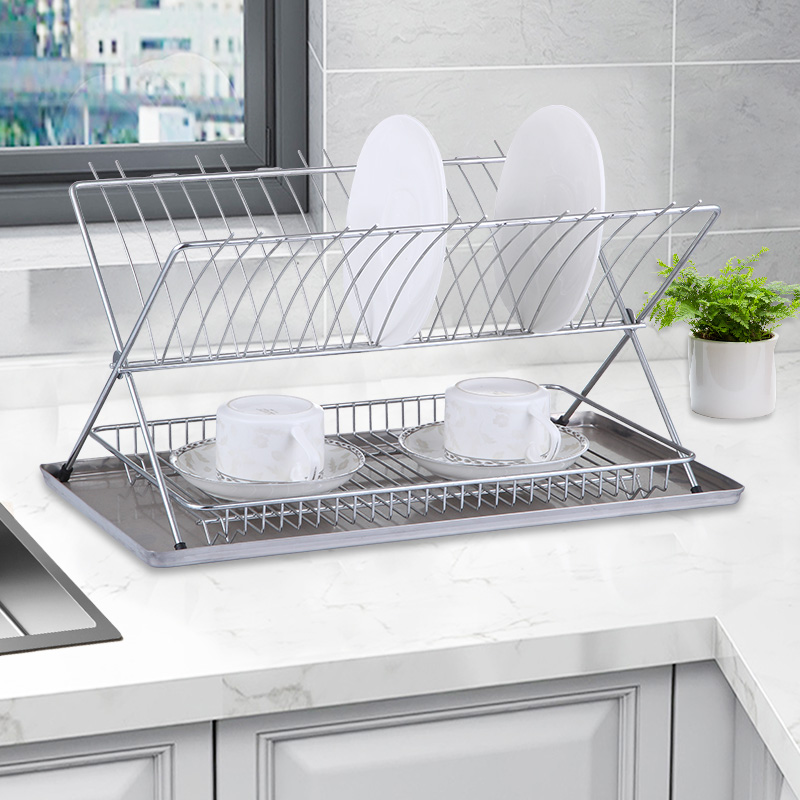 Folding Space Saver Dish Rack