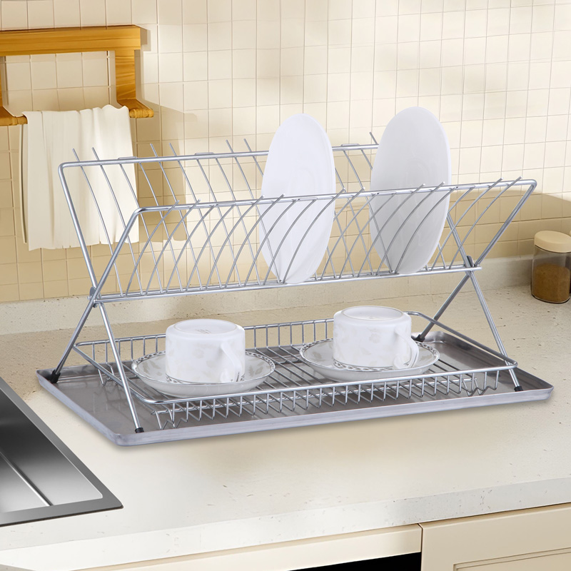 Folding Space Saver Dish Rack