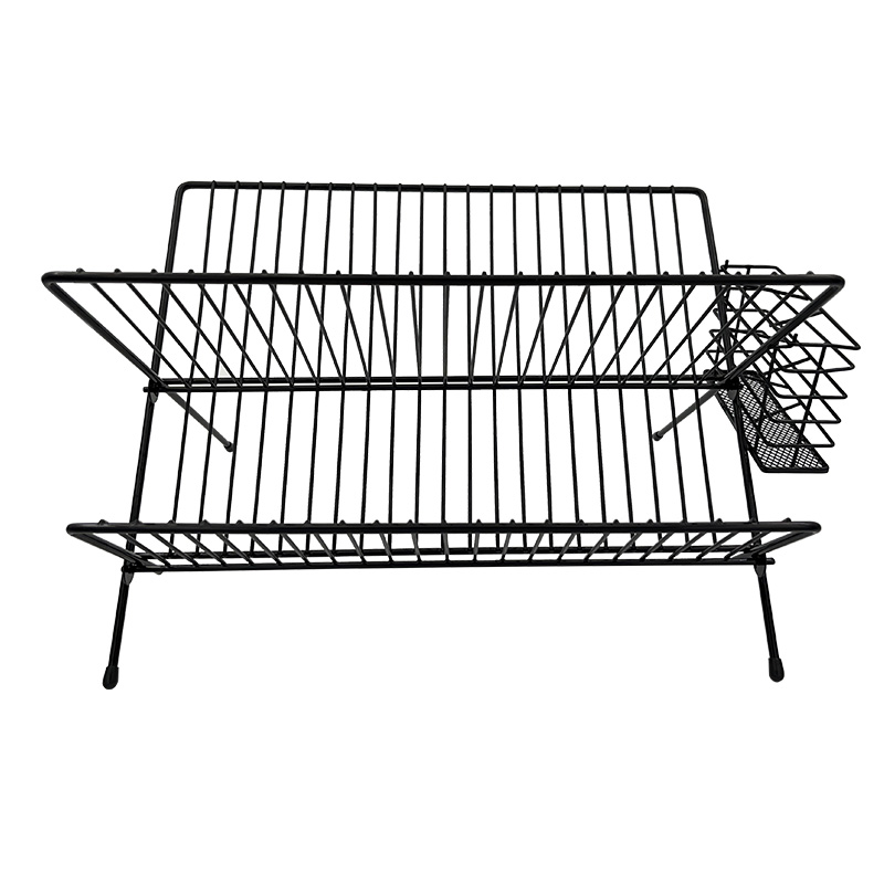 Foldable Polished Dish Drying Rack