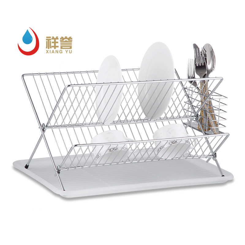 2 Tier Collapsible Dish Drainer