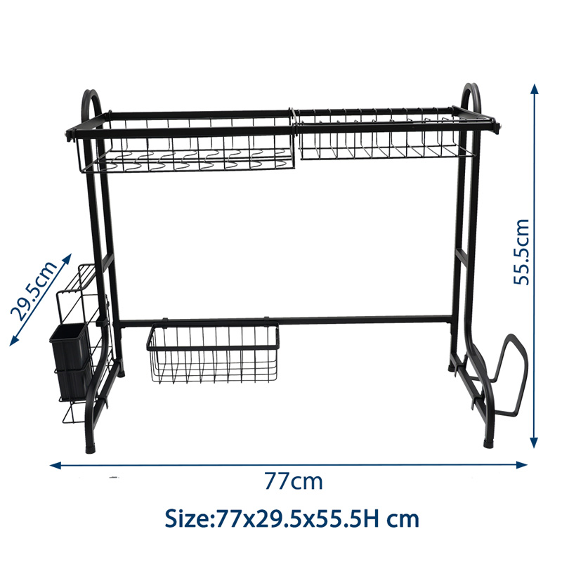 Large Over The Sink Dish Drainer Drying Rack