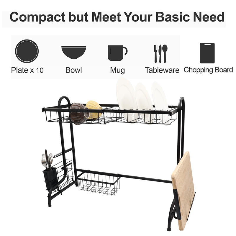 Large Over The Sink Dish Drainer Drying Rack