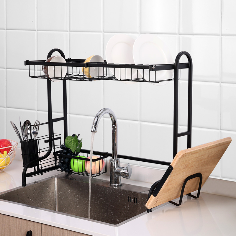 Large Over The Sink Dish Drainer Drying Rack