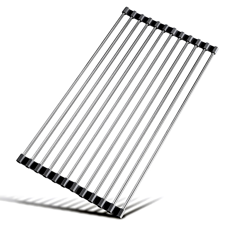 Stainless Steel Roll up Dish Drying Rack