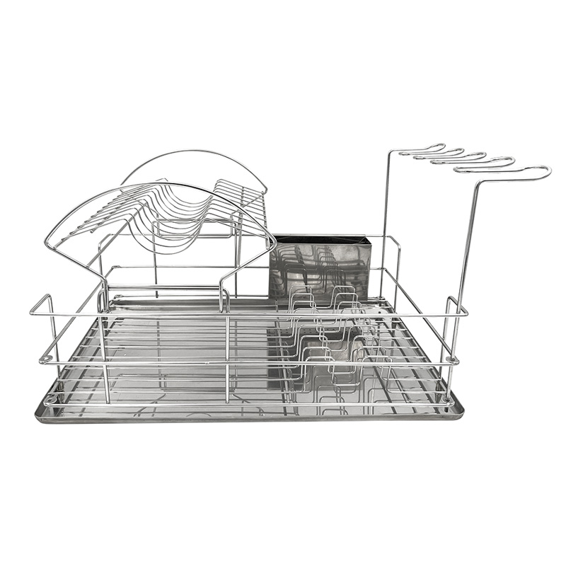 Large 2 Tier Stainless Steel Dish Drainer