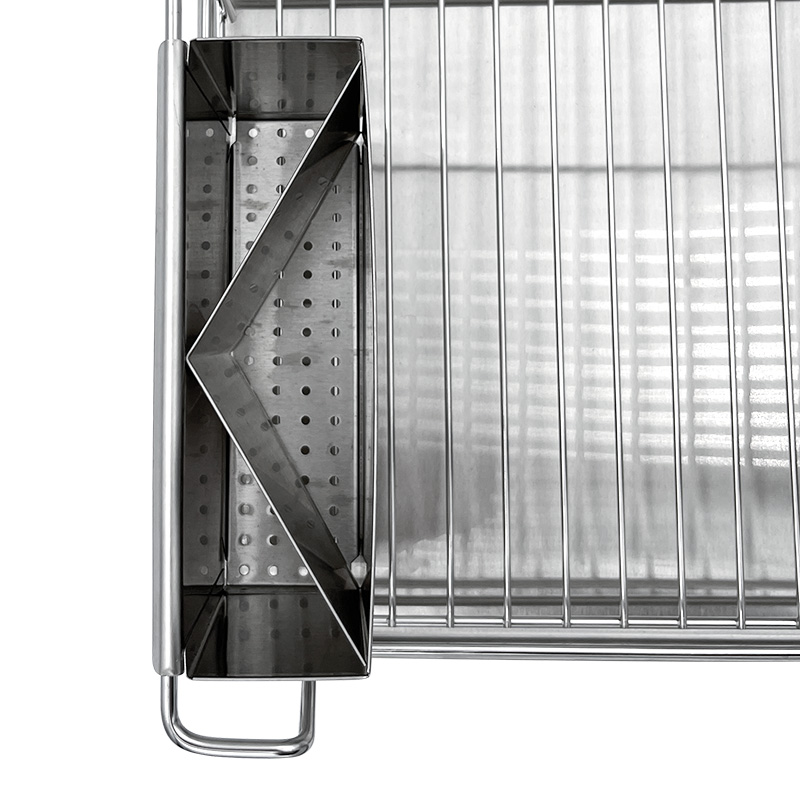 Stainless Steel Double Tier Dish Drying Rack