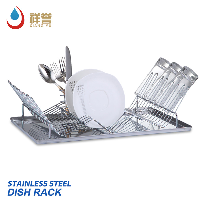 Kitchen Counter Stainless Steel Dish Drying Rack