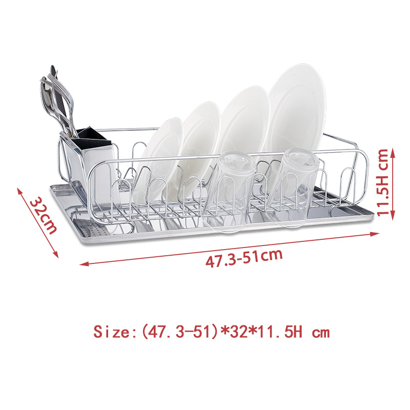 Kitchen Stainless Steel Dish Drainer Rack