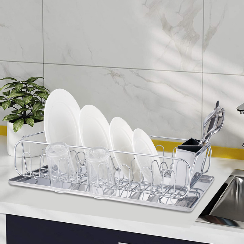 Kitchen Stainless Steel Dish Drainer Rack