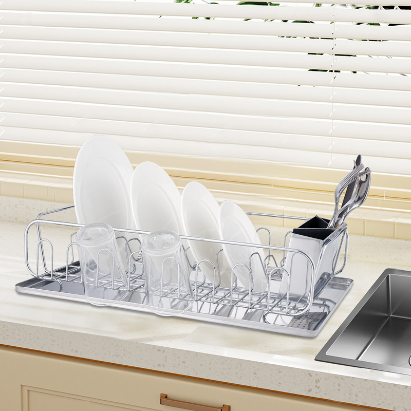 Kitchen Stainless Steel Dish Drainer Rack