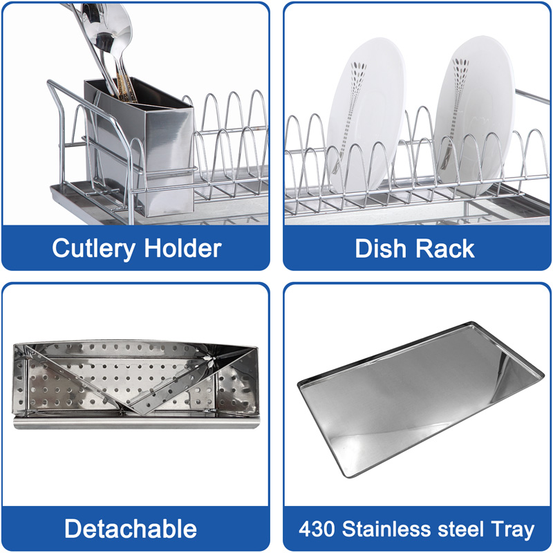 Stainless Steel Rustproof Dish Drying Rack