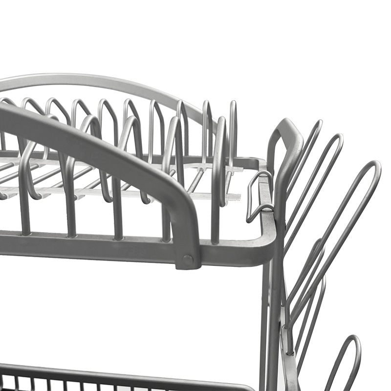 2 Layer Kitchen Dish Plate Rack