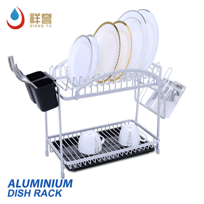 2 Layer Kitchen Dish Plate Rack