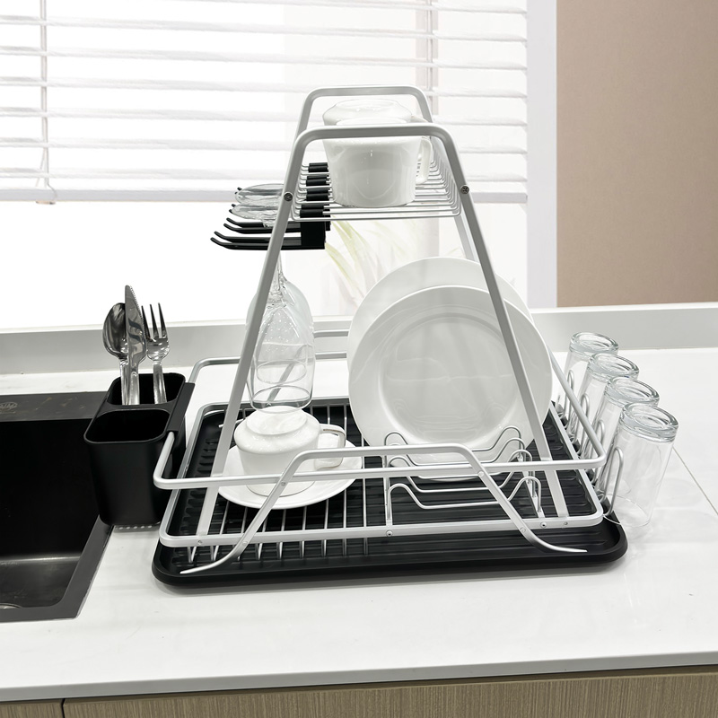 Kitchen 2 Layer Storage Dish Rack