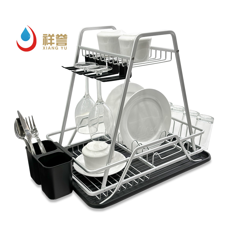 Kitchen 2 Layer Storage Dish Rack