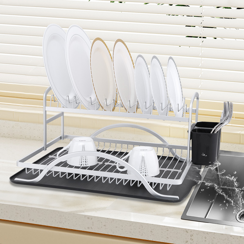 Multifunctional Double Layer Storage Sink Rack