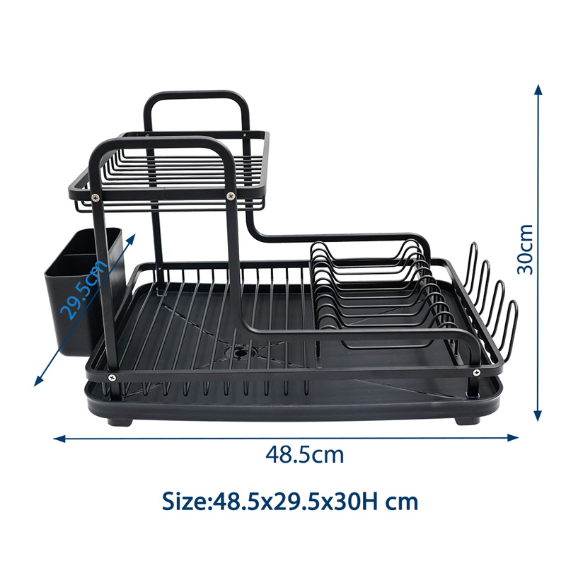 Aluminum Large Capacity Dish Rack