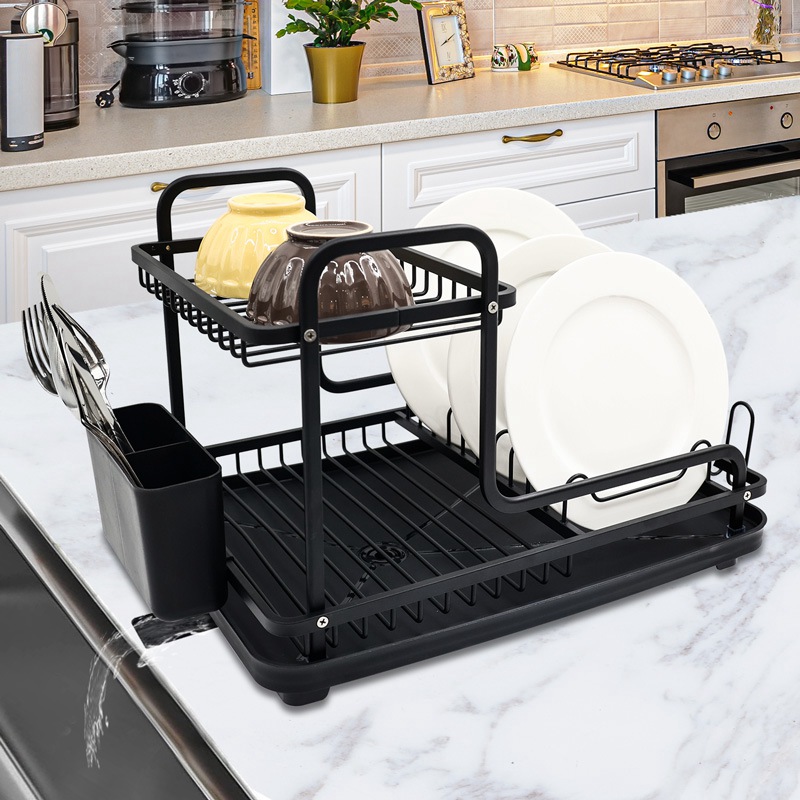 Aluminum Large Capacity Dish Rack