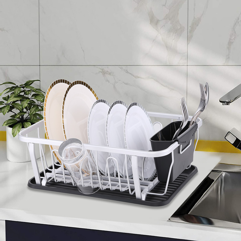 Multi-function Aluminium Dish Drainer Rack