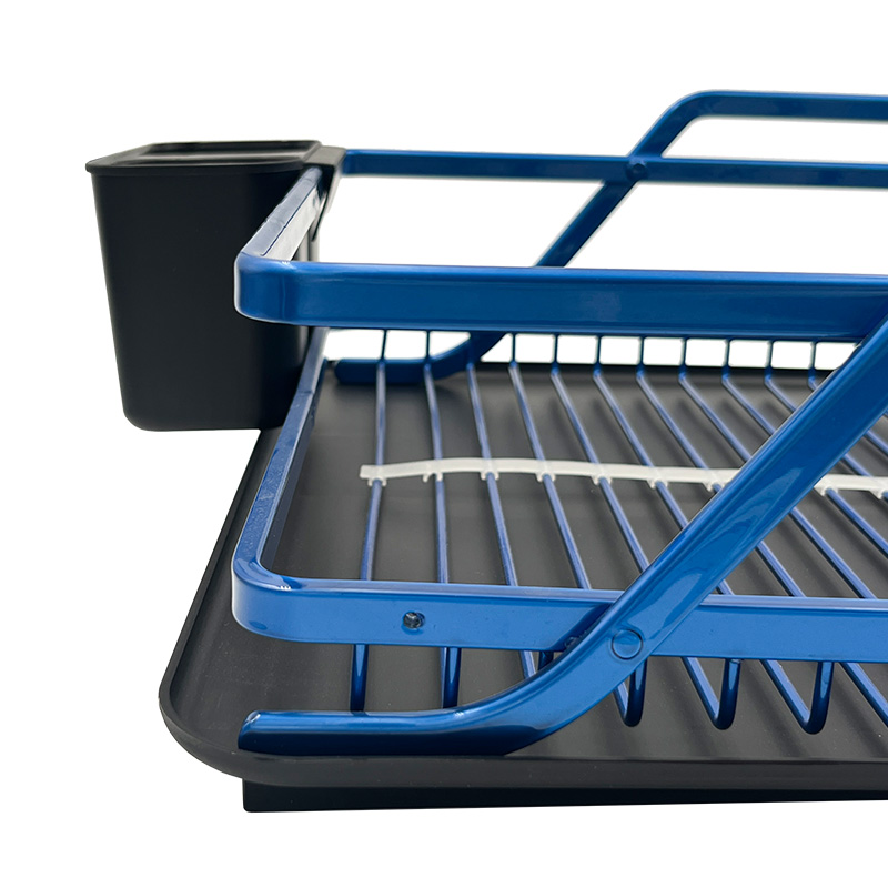 Aluminum Dish Rack with Tray