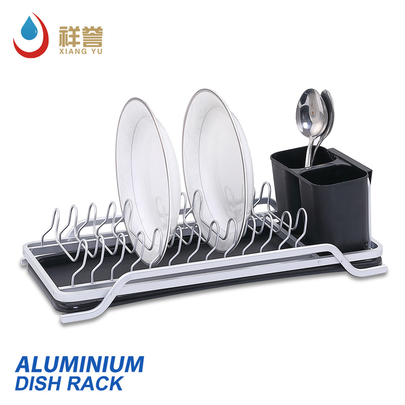 Multifunctional 1 Tier Aluminum Dish Rack