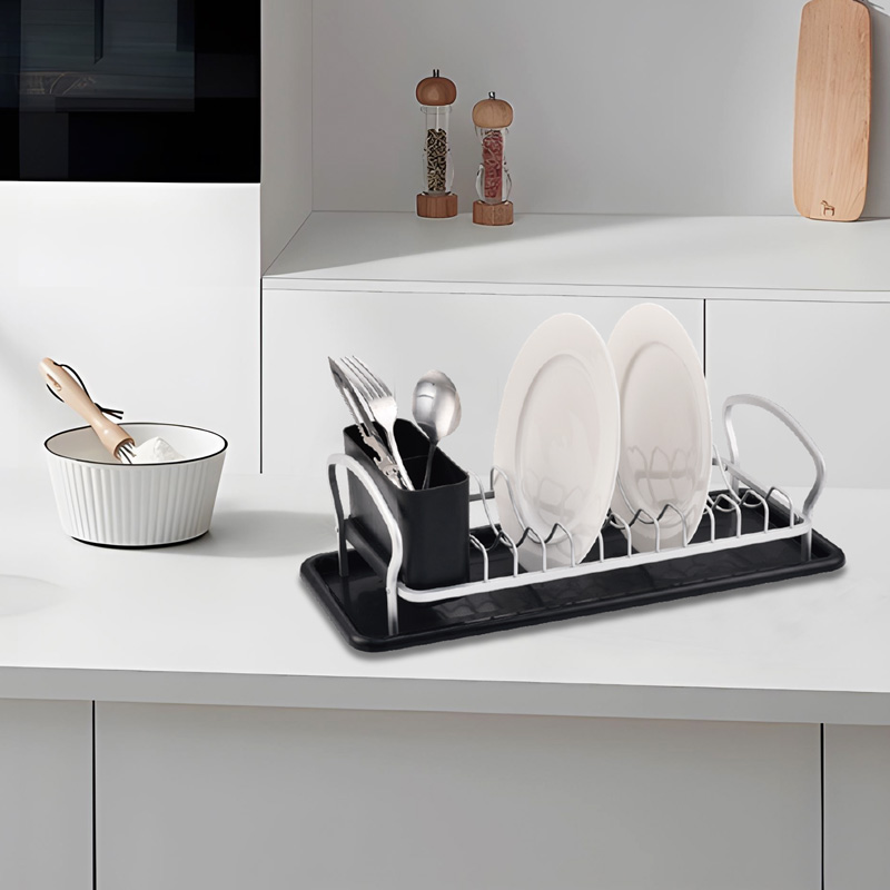 Aluminium Space Saving Dish Rack