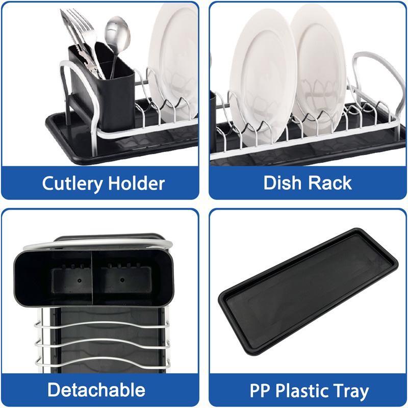 Aluminium Space Saving Dish Rack