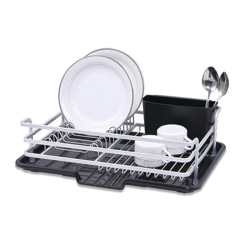 Aluminum Kitchen Sink Drainer with Bottom Tray