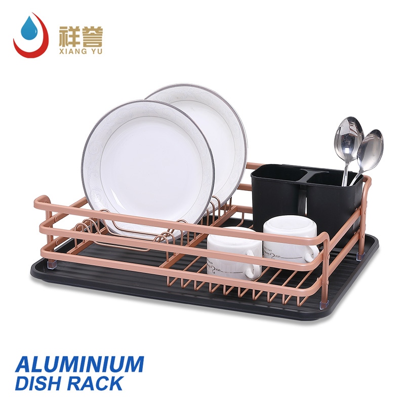 Aluminum Kitchen Sink Drainer with Bottom Tray