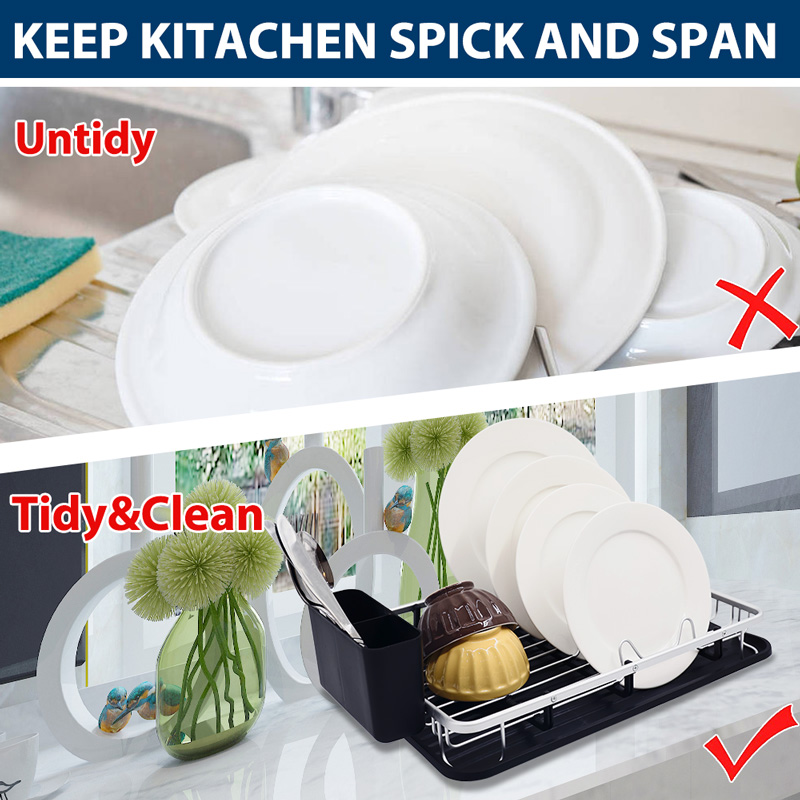 Modern Dish Drying Rack for Holding Plates