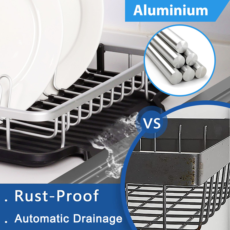 Modern Dish Drying Rack for Holding Plates