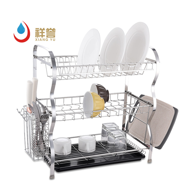 Kitchen Counter 3 Tier Dish Drying Rack