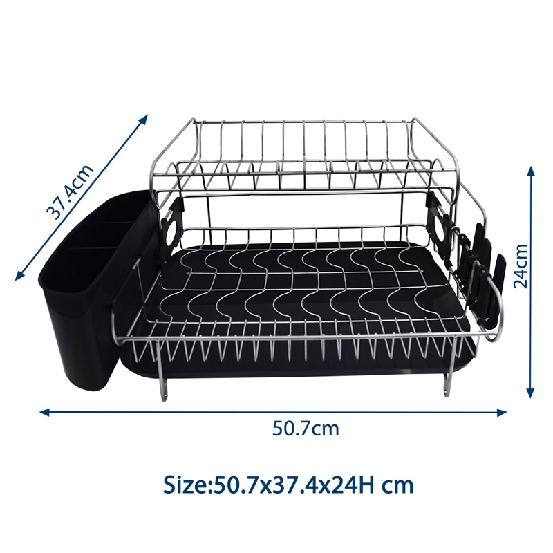 Detachable 2 Tier Dish Drying Rack