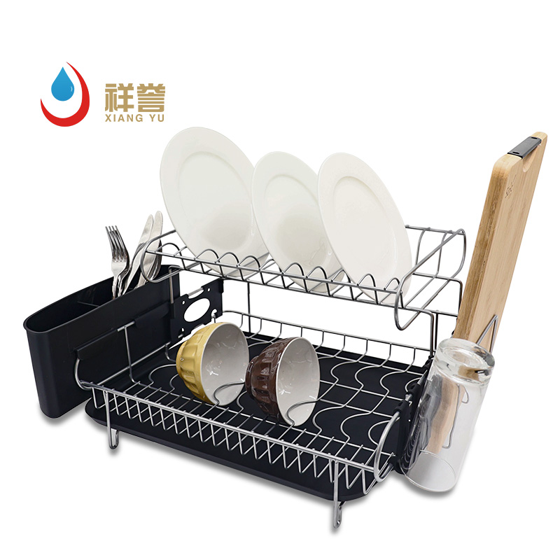 Detachable 2 Tier Dish Drying Rack