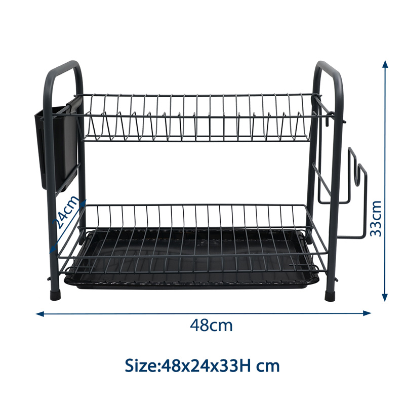 2 Tier Rust Proof Dish Rack