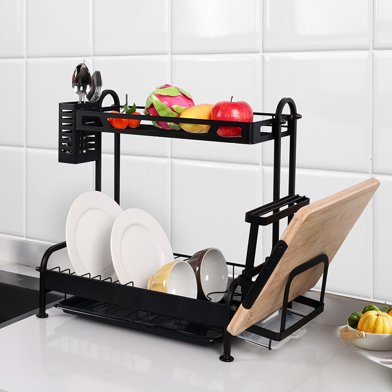 Kitchen Counter Large Iron Dish Rack