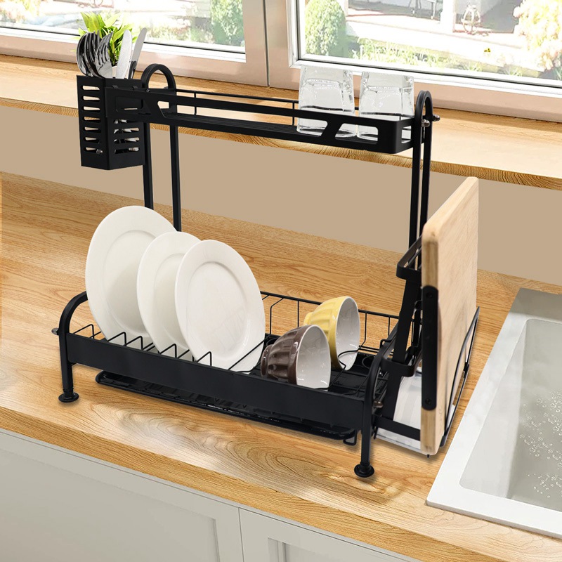 Kitchen Counter Large Iron Dish Rack