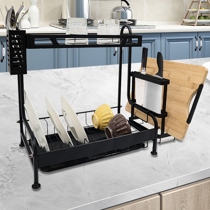 Kitchen Counter Large Iron Dish Rack