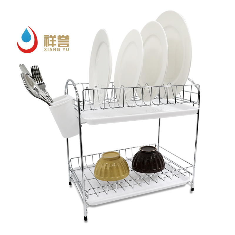 Iron Two Tier Dish Drying Rack