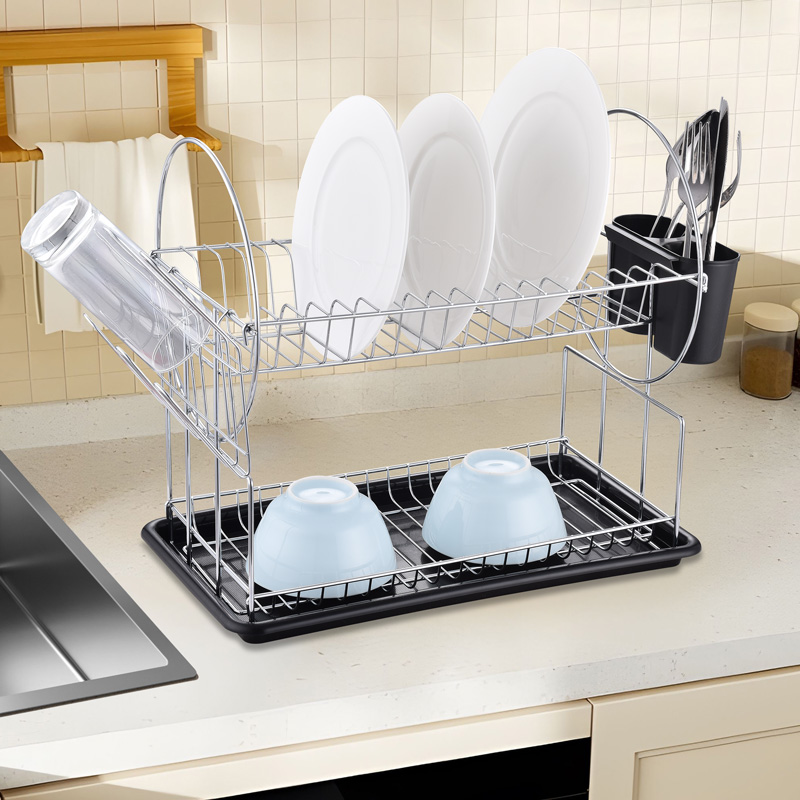 Kitchen 2 Tier Small Dish Racks