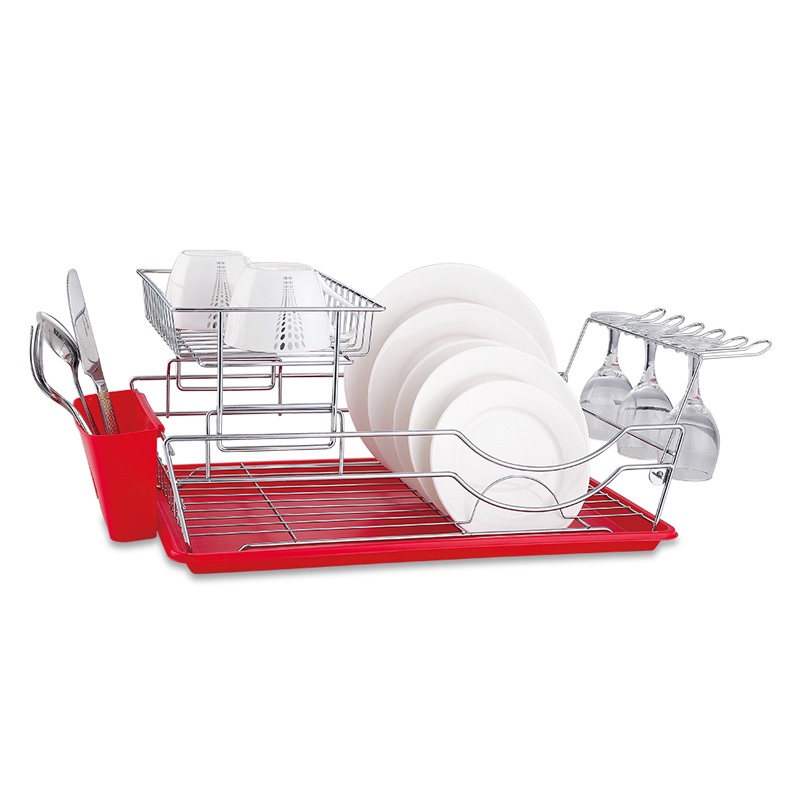 2 Tier Rust Resistant Dish Drainer