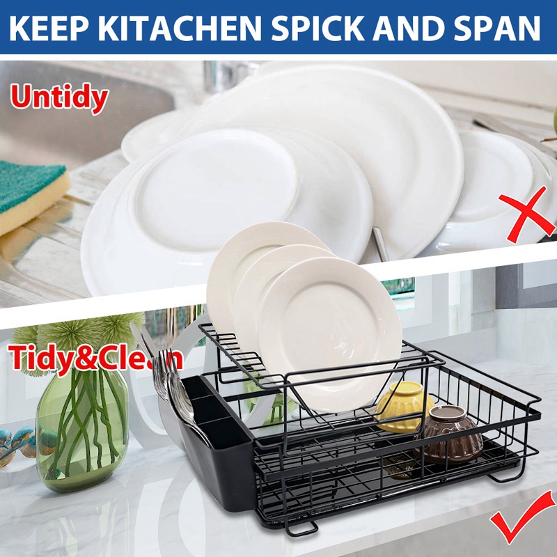 Space Saving Detachable Tableware Rack