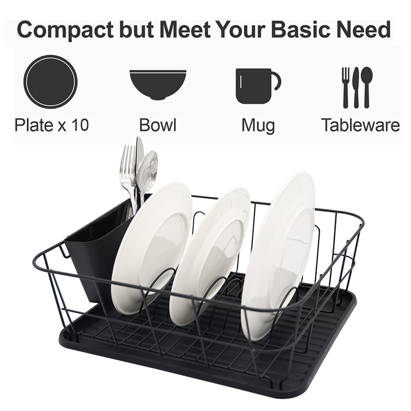 1 Tier Compact Dish Drying Rack