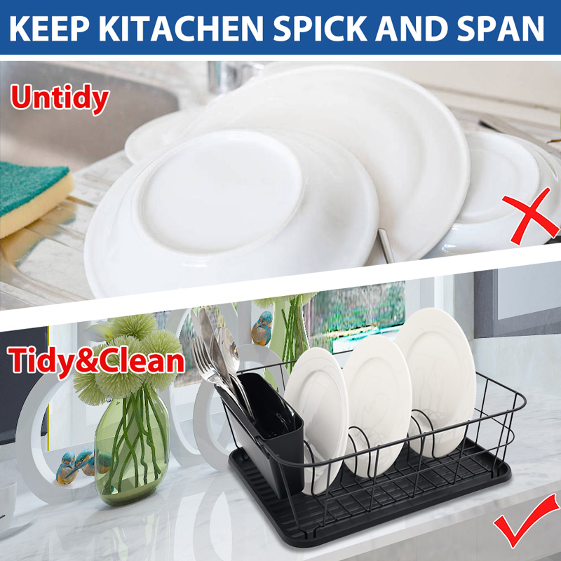 1 Tier Compact Dish Drying Rack