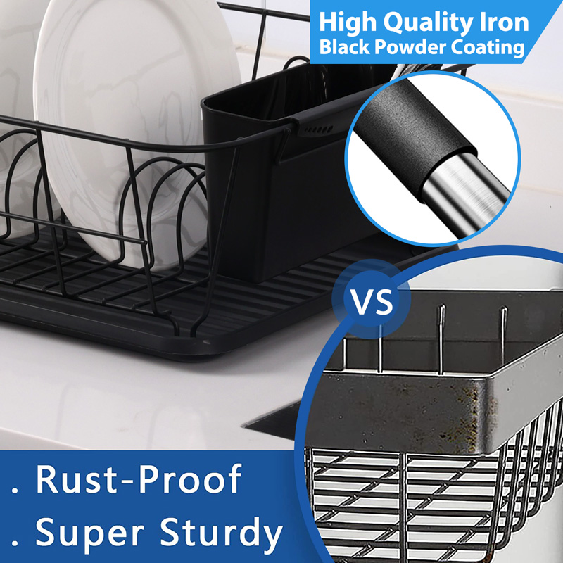 1 Tier Compact Dish Drying Rack