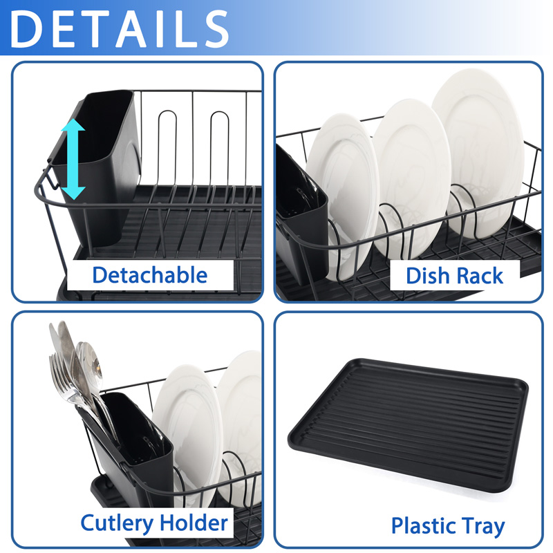 1 Tier Compact Dish Drying Rack